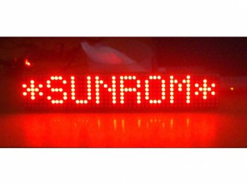 LED going Message show 362x72mm