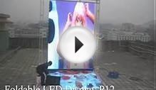 $$ Cheapest price P20 Flexible LED screen outside demo show