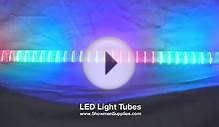 Multi-colored LED Light Tubes from Showmen Supplies