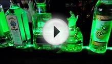 Multicolored LED Liquor Bottle Display