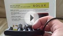 Reading Light for Refugee Camp: SOLUX-LED-50