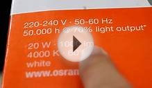 Replace fluorescent downlight to save energy-Osram LED