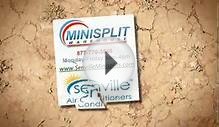 Senville Minisplit Air Conditioner. LCD Display and LED