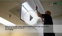 Willamette Direct Replacement LED Tube Lights from LED Trail